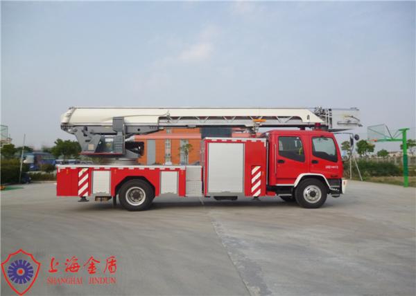 Buy cheap Isuzu Chassis Stainless Steel Aerial Ladder Platform Fire Truck 30m Height from wholesalers