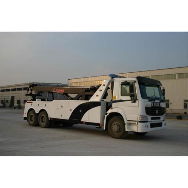 12 Wheels Heavy Duty Tow Truck , 30 Ton Emergency Tow Truck 336HP ZZ1317N4667C