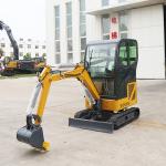 Mini Excavator Manufacturer 1500kg Crawler Mounted Hydraulic Small Digger For