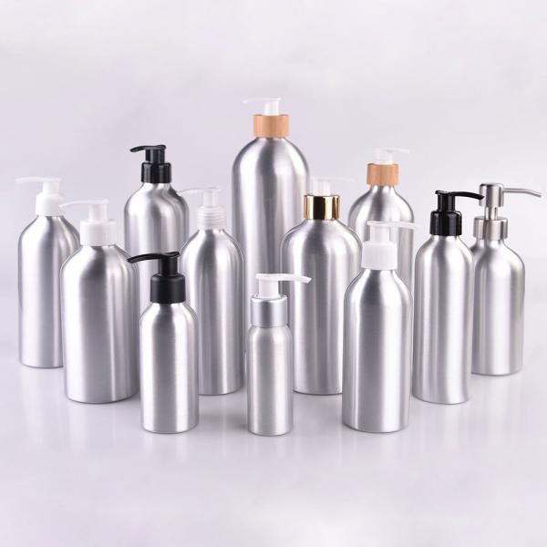 Buy cheap Silver Blue Aluminum Cosmetic Bottles Trigger Spray 0.6mm Thick ISO9001 from wholesalers