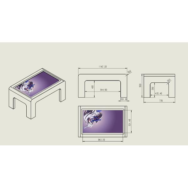 Children Interactive Touch Screen Table To Study For Kids