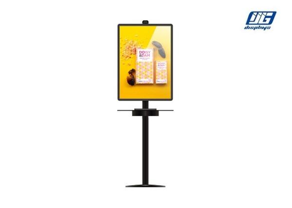 Round Base Commercial Phone Charging Station Double Sided Wide Display Angle