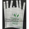 Buy cheap Supermarket Bio-Degradable Compostable T Shirt Bags Thank You Tote Perfect For Business. Best Bulk, Heavy Duty from wholesalers