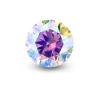 Buy cheap Gem Best Round Cut Dark Green Loose Mossanite Stone For Women's Wedding Bands Optical Special Effects Color Play Or Fire from wholesalers