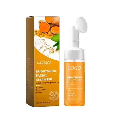 OEM Private Label Kojic Acid Clean and Clear Skin Brightening Foaming Face Wash