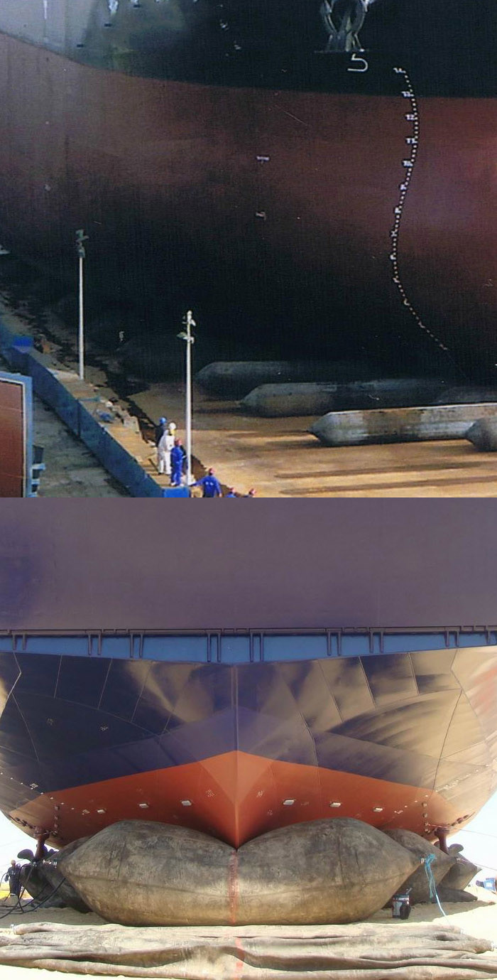 Durable Materials Airbag Launching Ship for Dock Land Launch Boat Vessel