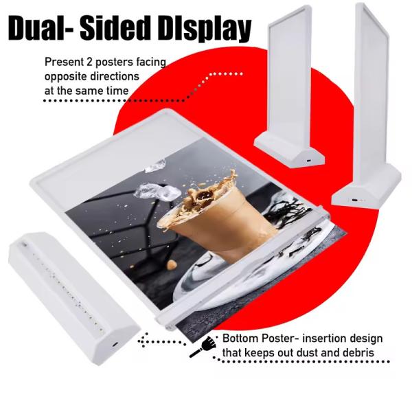 Buy cheap Double-Sided LED Advertising Light Boxs A4 Rechargeable For Restaurant Menu from wholesalers