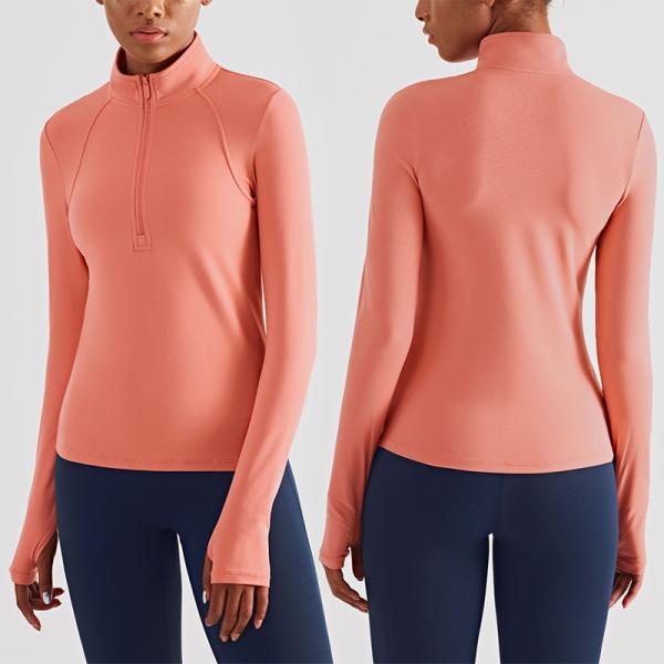 Buy cheap Oem Factory Manufacturer Custom Logo Stand Collar Half Zip Football Tracksuits Yoga Jogging Shirt from wholesalers