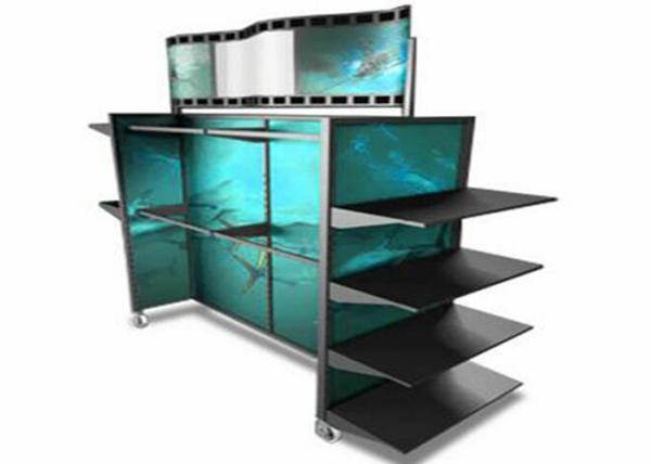 Buy cheap Colorful Panle Inside Retail Clothing Display Racks / Shop Display Shelving from wholesalers