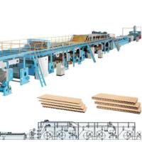 Buy cheap 7 Layers Corrugated Cardboard Production Line Carton Box Making 2500kg product