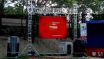 Ultra Thin P5.95 Led Video Wall Rental , Slim And Light Led Backdrop Curtain
