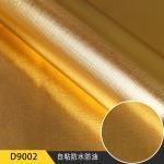 High Glossy Waterproof Foil Sticker for Kitchen Wall Anti-Oil and Gold Foil