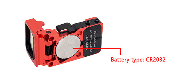 Flip Red Dot Sight / Holographic Reflex Sight For Tactical Airsoft Pistol With Weaver Rail Mount