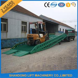 Buy cheap Adjustable Hydraulic Portable Loading Ramps for Trucks , Storage Container Ramps from wholesalers