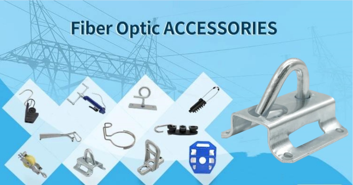 15 Kn Breaking Load Wire Clamp for FTTH Cable Management on Post Mounting Bracket