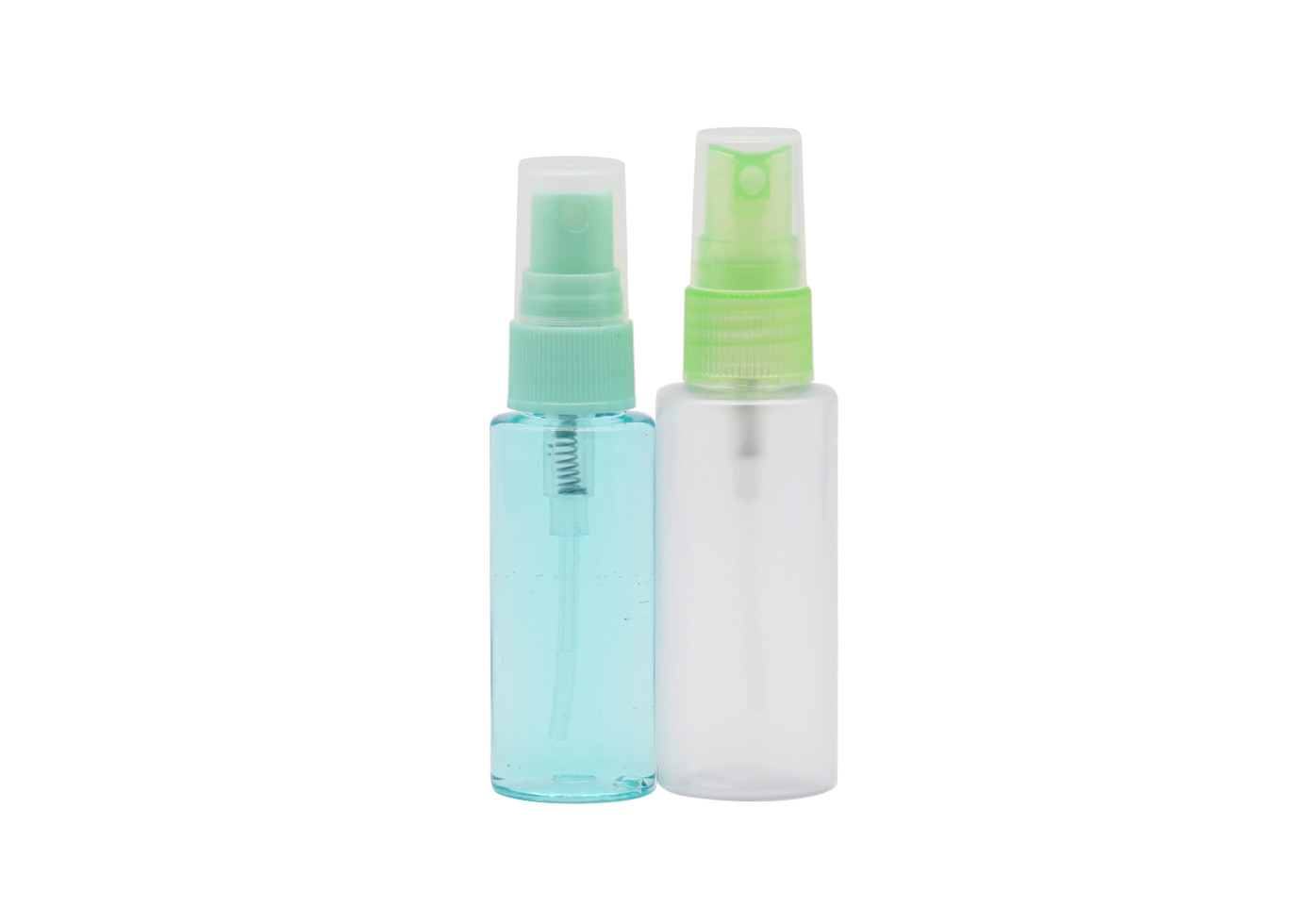 Transparent Plastic Bottle With Spray Pump 60ml 100ml Pet