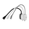 Buy cheap IP40 bed wall light flexible indoor 3W Interior Goose neck lamp reading wall lamp for bedside from wholesalers