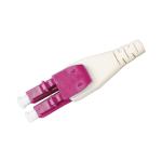 Violet Duplex Fiber LC Uniboot Connector LC APC DX 2.0mm Connector