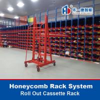 Buy cheap Roll Out Cassette Rack Honeycomb Rack Long Products Racking Cantilever Rack product