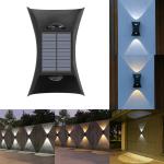 5V / 70ma Solar LED Wall Lights Lamp Outdoor Exterior Fixture For Indoor