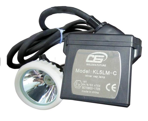 Buy cheap ATEX 15000 Lux 1.5A LED Miners Cap Lamp DC 4.2V KL5M , Miner Cap Lamp from wholesalers