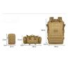 Buy cheap Molle System Functional Tactical Backpack for Outdoor Hiking Mountaineering Sports from wholesalers