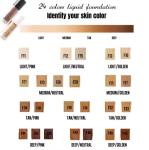 OEM/ODM High Quality Sample 24 Colors No logo Natural Skin Flawless Liquid