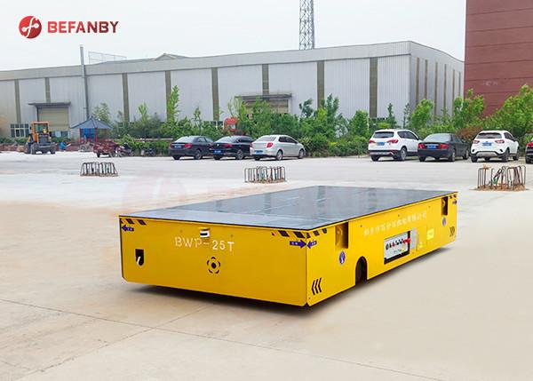 Buy cheap Q235 Used Trackless Transfer Cart For Warehouse 30 Tons from wholesalers