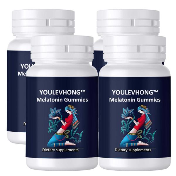 30 Serving Non GMO Fast Sleep Melatonin Gummies Dietary Supplement For Deep