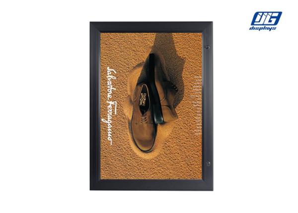Buy cheap Outdoor Ilumination Poster Advertising Light Box With Black Frame Customized Size from wholesalers