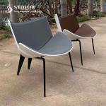 Morden Design leisure chair, high density foam, PU leather upholstery, living