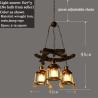Buy cheap American Chandelier Loft Retro Industrial Cafe Bar Restaurant Bar Lighting Clothing Store Wooden chandelier(WH-VP-230) from wholesalers