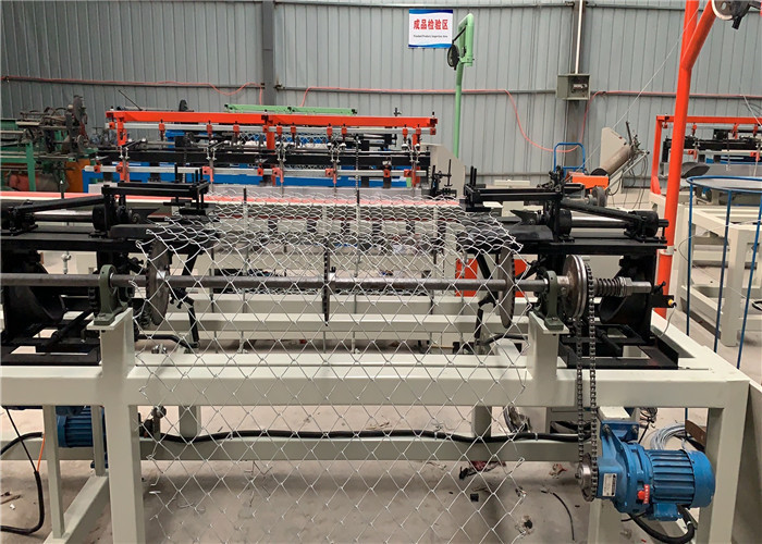 Automatic Diamond Mesh Chain Link Fence Making Machine Single Wire System