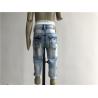 Buy cheap Custom Kids Denim Jeans / Stretch Denim Skinny Jeans For Boys TW 77327 TW 77328 from wholesalers