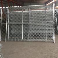 Buy cheap Barbed/barbed selvedge Galvanized Chain Link Panels Fence,0.9mx20mx50*50mmx2.8mm product