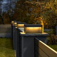 Buy cheap 3000K Easy Install Stainless Steel Solar Pillar Light , Columns LED Outdoor Solar Lights product