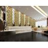 Buy cheap Hairline Gold Stainless Steel Wall Panels For Hotels/Villa/Lobby/Shopping Mall from wholesalers