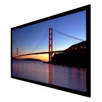 Buy cheap HD black velvet  Wall Mount Fixed Frame Screen For Home  , High Contrast Grey Screen product