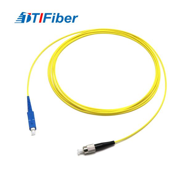 Buy cheap Singlemode Simplex SC/UPC-FC/UPC SX PVC LSZH Fiber Optic Patchcord from wholesalers