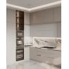 Buy cheap 2.5M High Custom Kitchen Cabinets White Lacquer Paint And Wooden Color Finish from wholesalers