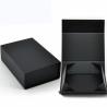 Buy cheap Custom Paper Folder Box Packaging Luxury Black Foldable Paper Gift Box With Ribbon from wholesalers