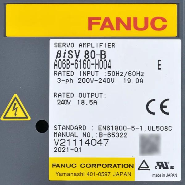 Buy cheap A06B-6160-H004 Fanuc Servo Drive Industrial Automation Control Solution from wholesalers