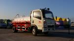 White 8 Cbm 266HP Sewage Removal Truck , HW76 Cab Sewage Suction Tanker Truck