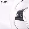Buy cheap Suede Tesla Sports Racing Model 3 Steering Wheel Twill Glossy White Leather from wholesalers