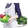 Buy cheap HDPE Disposable block headed Customized color PE Sleeved Apron from wholesalers