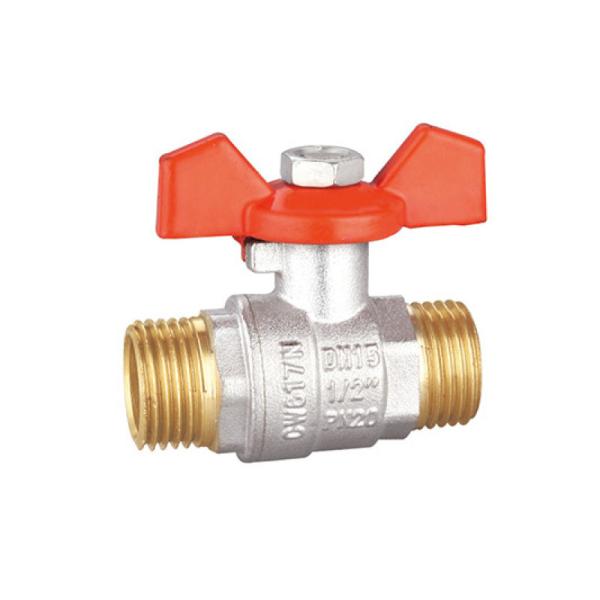 Buy cheap Nickel Plated Half Inch Brass Ball Valve Max 25bar Pressure BV1032-MM from wholesalers