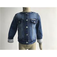 Buy cheap Popular Kids Denim Jacket / Collarless Medium Wash Denim Jacket TW78605 product