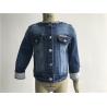 Buy cheap Popular Kids Denim Jacket / Collarless Medium Wash Denim Jacket TW78605 from wholesalers