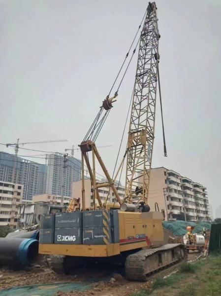 Buy cheap ISO9001 Certified 18 Years Maximum Lifting 55 Tons Main Boom 42 Meters Crawler Crane from wholesalers