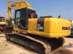 6 Cylinders 22 Ton Used Komatsu Excavator For Road Construction PC220LC-7